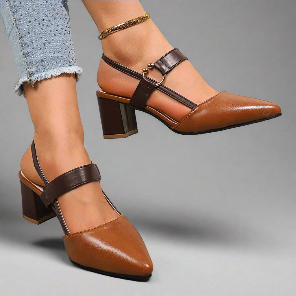 Comfortable elegant everyday heels for women | Elowen -9
