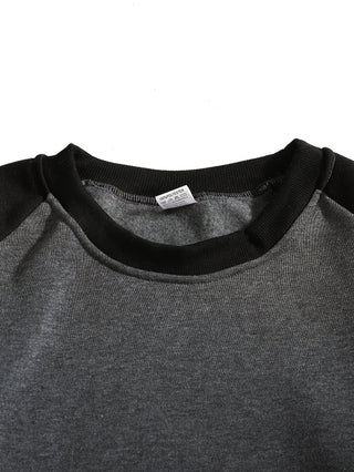 Corven | Men's Raglan Crew Neck Brushed Sweatshirt