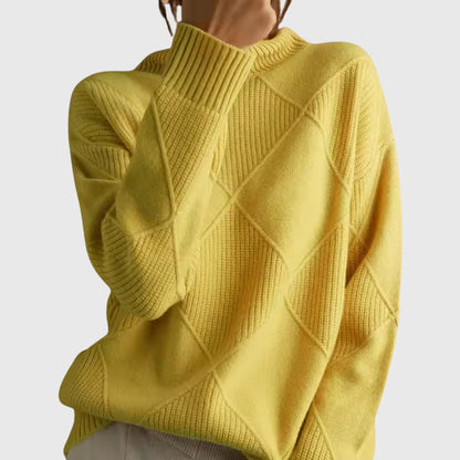 Relaxed cosy turtleneck everyday jumper for women | Lunelle -4