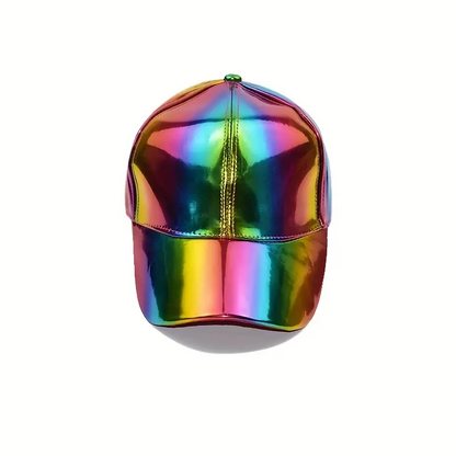 Metallic ombre casual cap for men | Metallic -5