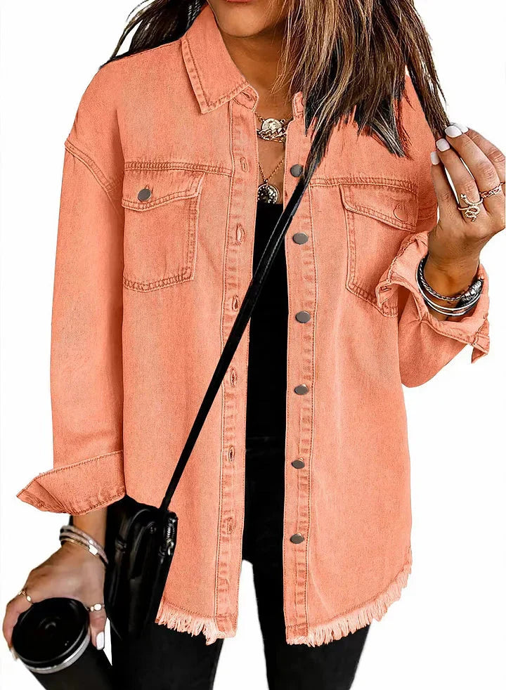 Signature casual denim jacket for women | Katja -12