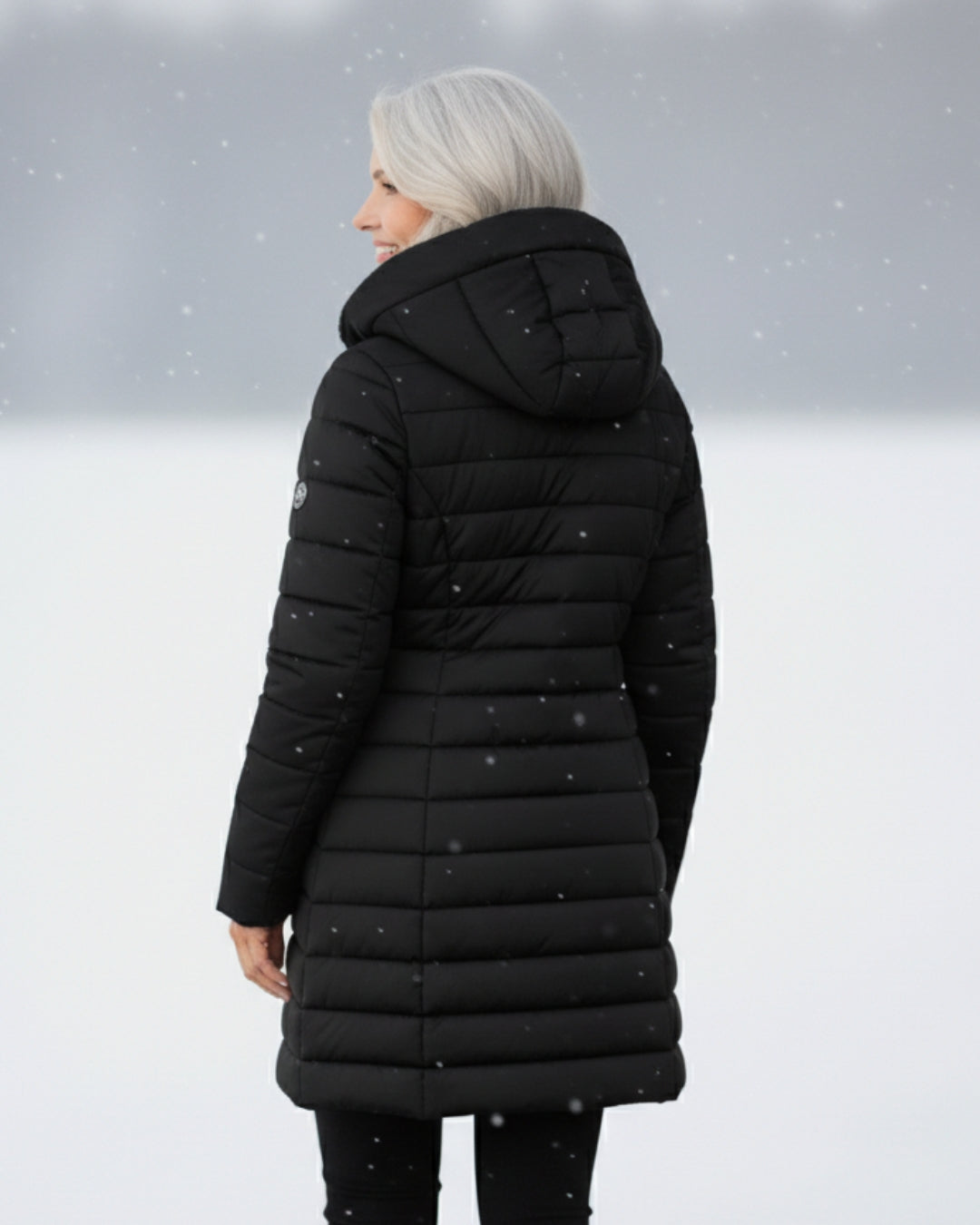 Warm puffer winter coat for women | Olivia -9