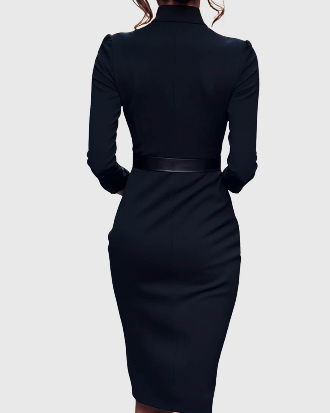 Elegant everyday midi dress for women | Claribel -4