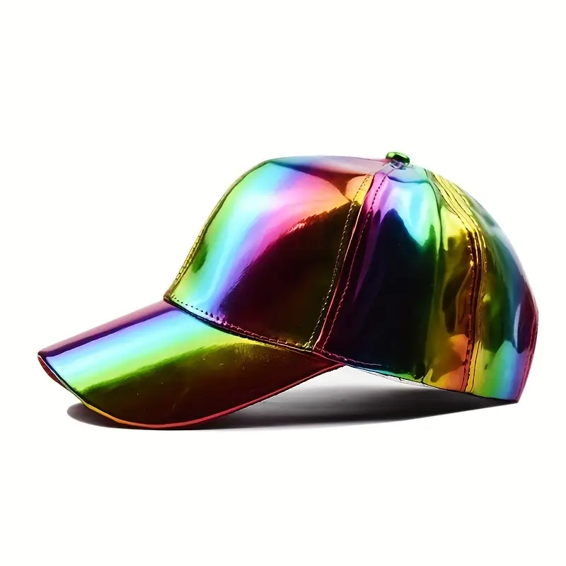 Metallic ombre casual cap for men | Metallic -4