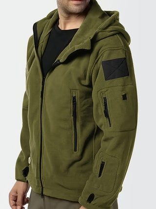 Rovan | Men's Hooded Zip Jacket with Chest Pockets