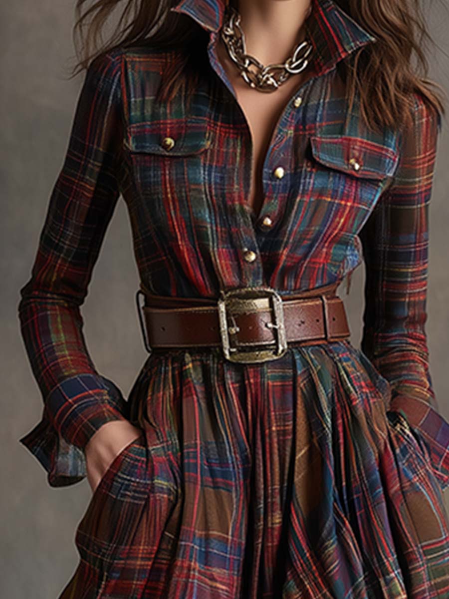 Classic elegant everyday shirt dress for women | Evelynne -8