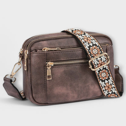 Faye | Women's Vegan Leather Crossbody Bag