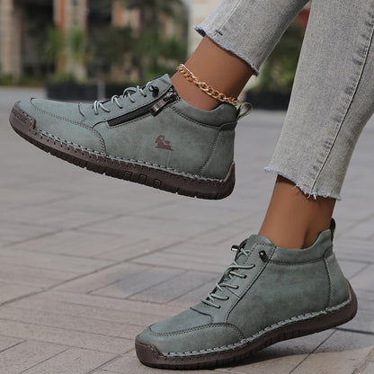 Zip-up orthopaedic everyday comfort shoes for women | Helena -3