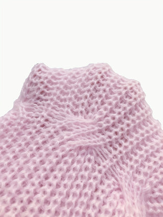 Elowen | Women's Bow Detail V Neck Knit Cardigan