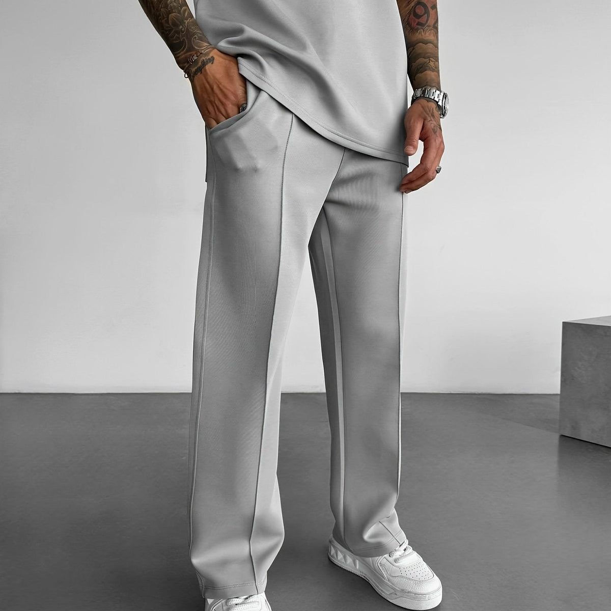 Smart pleated tailored everyday trousers for men | Ellison -5