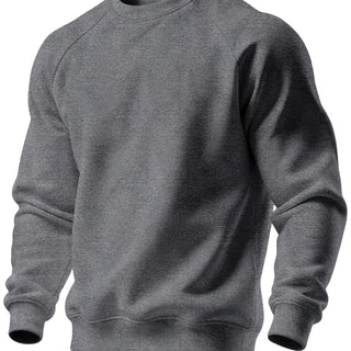 Corven | Men's Raglan Crew Neck Brushed Sweatshirt