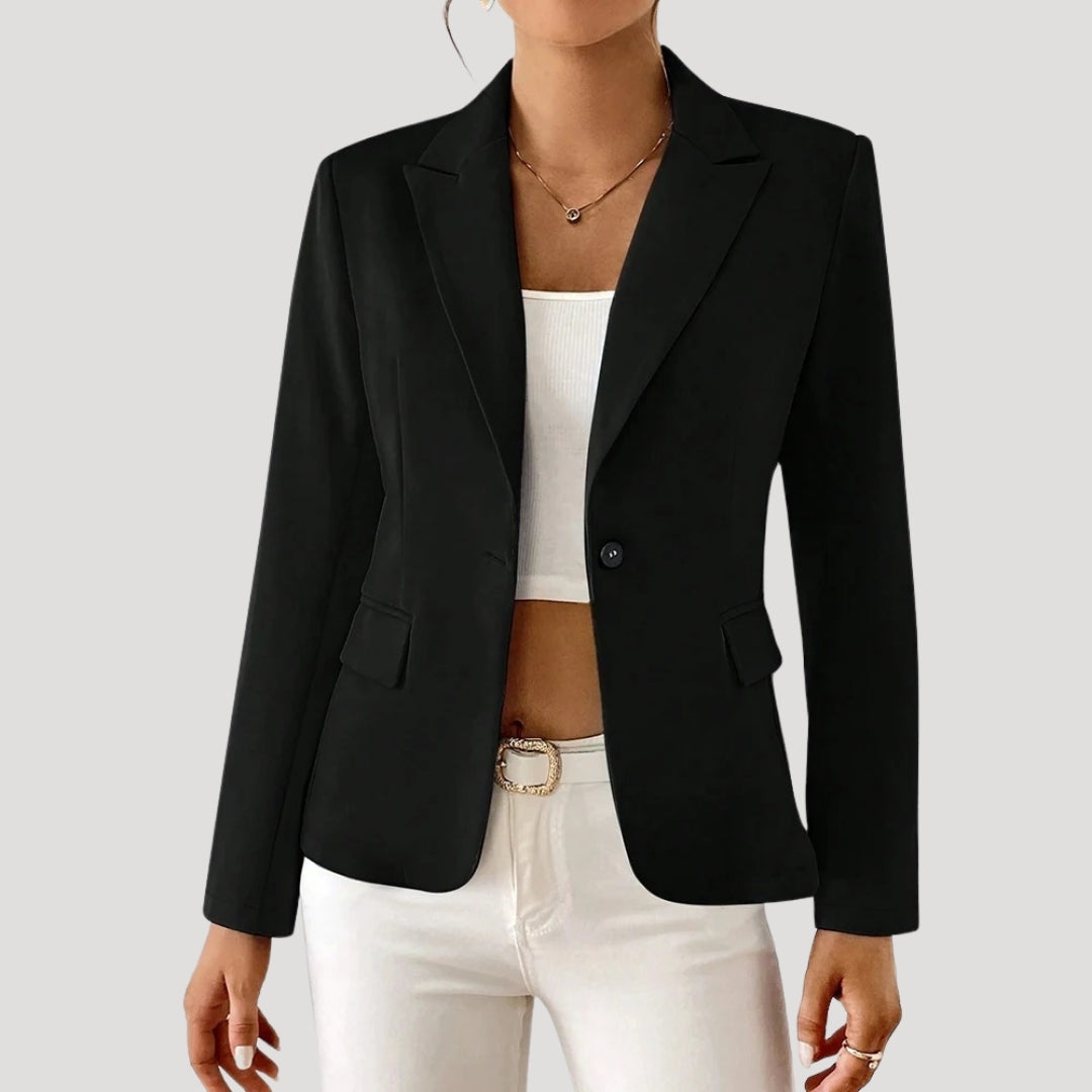 Lightweight fitted smart blazer for women | Summerset -4