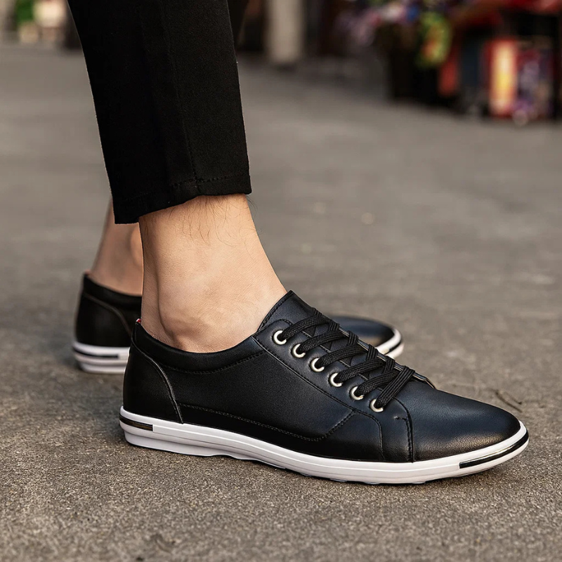 Genuine leather everyday trainers for men | Jackson -8