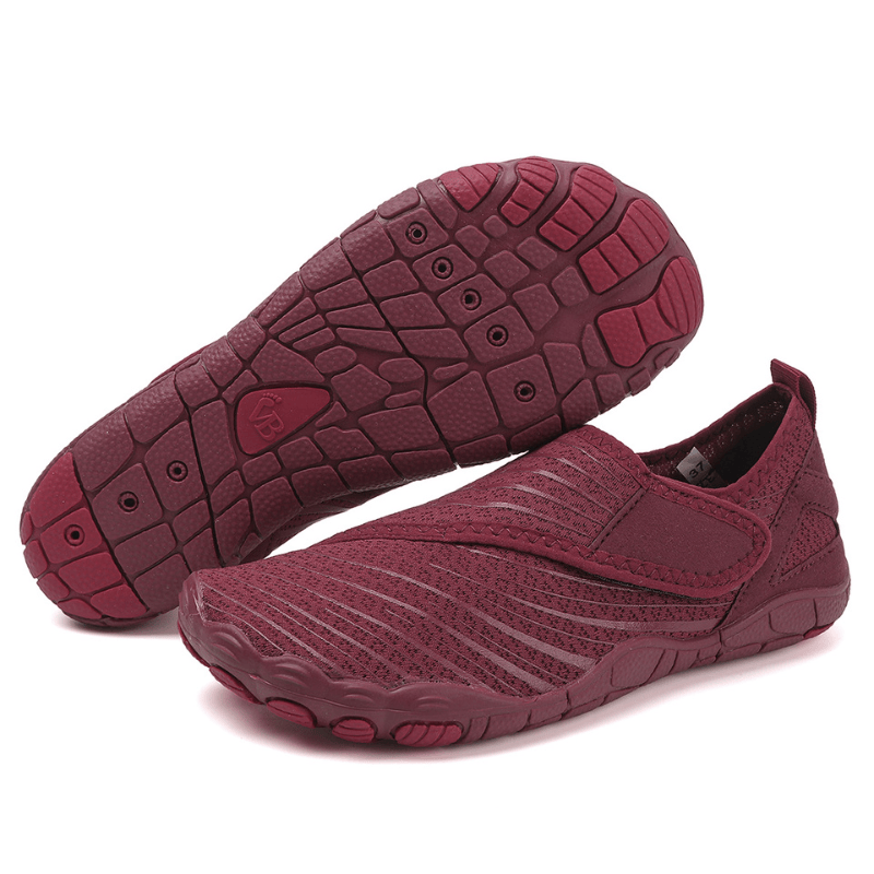 Valeria | Burgundy Barefoot Shoe