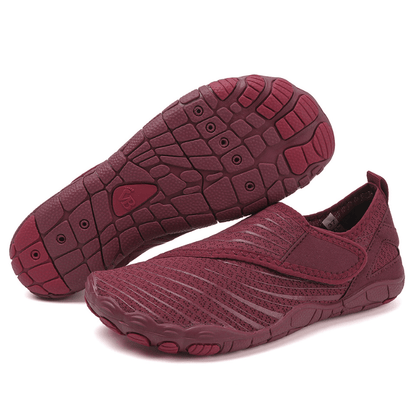 Valeria | Burgundy Barefoot Shoe