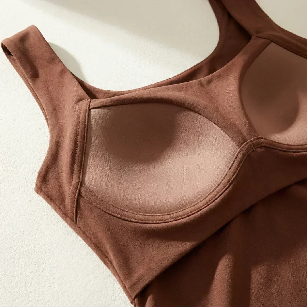 Belladine | Women's Built In Bra Support Tank Top
