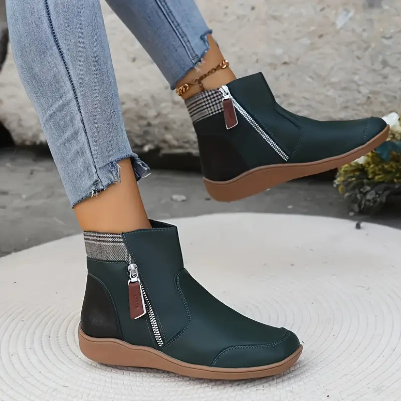Marisenne | Women's Waterproof Orthopedic Zip Boot