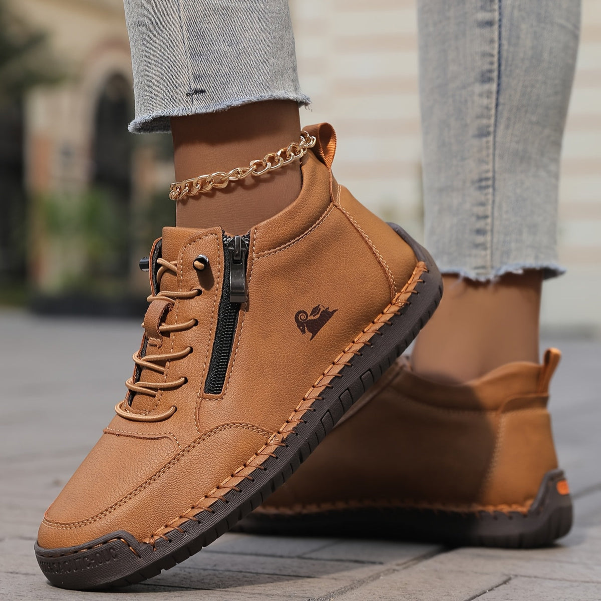 Zip-up orthopaedic everyday comfort shoes for women | Helena -8