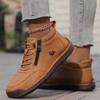 Zip-up orthopaedic everyday comfort shoes for women | Helena -8