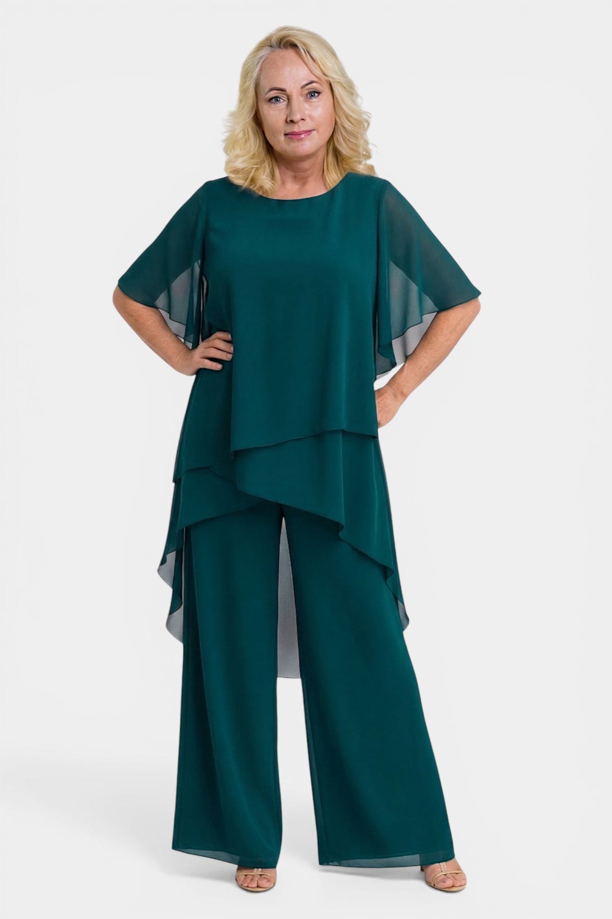 Elegant two-piece co-ord set for women | Elara Evora -4