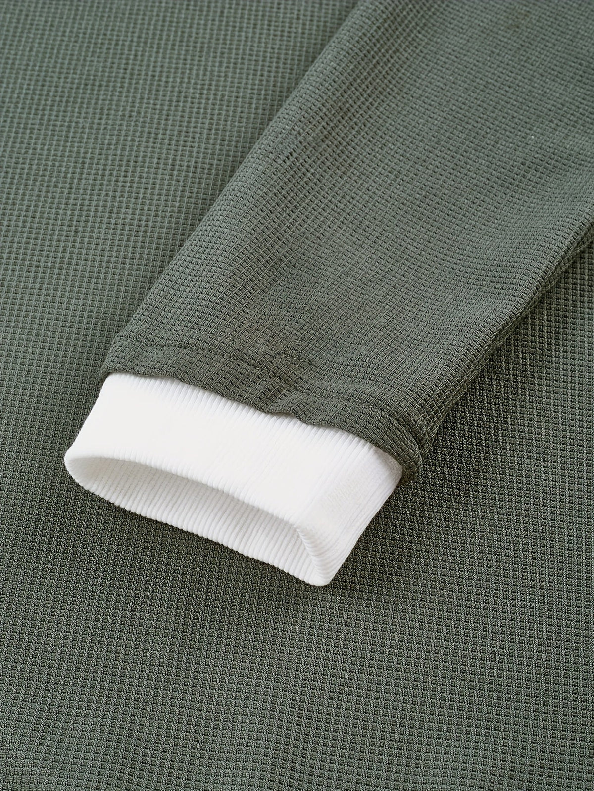 Velorin | Men's Textured Knit Contrast Collar Sweater