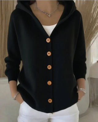Cosy knit everyday button cardigan for women | Amelia -5