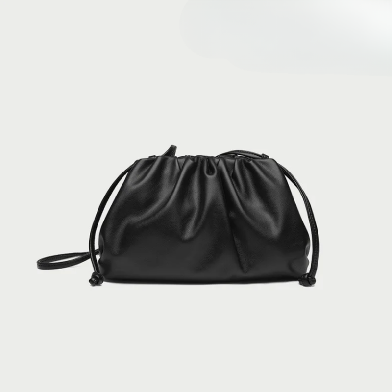Verlaine | Women's Ruched Dumpling Clutch Bag