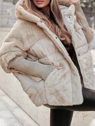 Quilted longline hooded winter coat for women | Nordique -4
