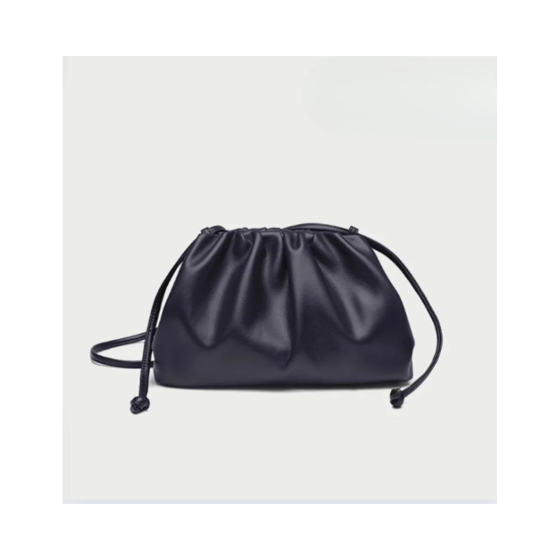 Verlaine | Women's Ruched Dumpling Clutch Bag