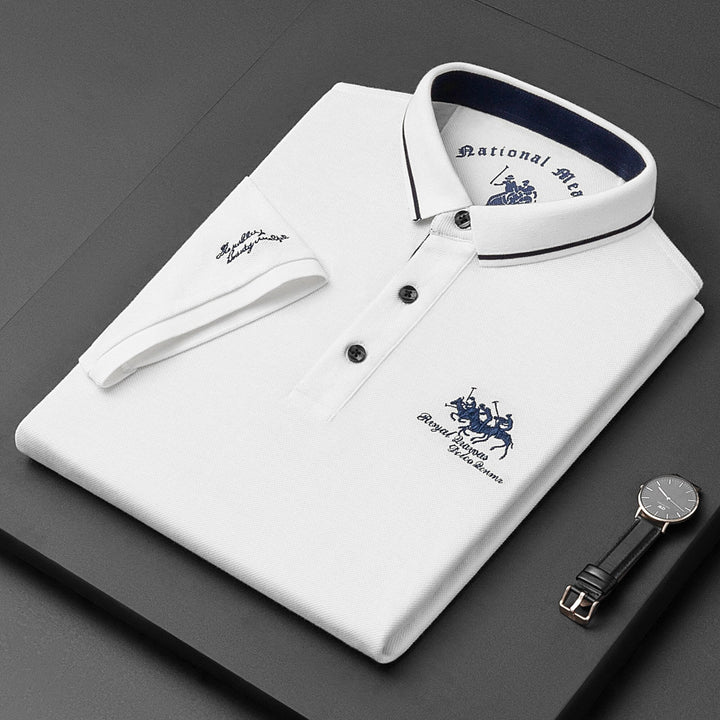 Italian luxury smart polo shirt for men | Gino -3