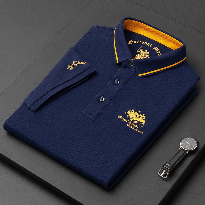 Italian luxury smart polo shirt for men | Gino -5