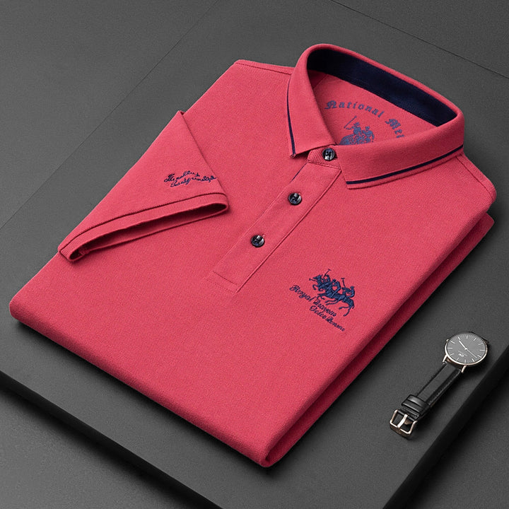 Italian luxury smart polo shirt for men | Gino -4