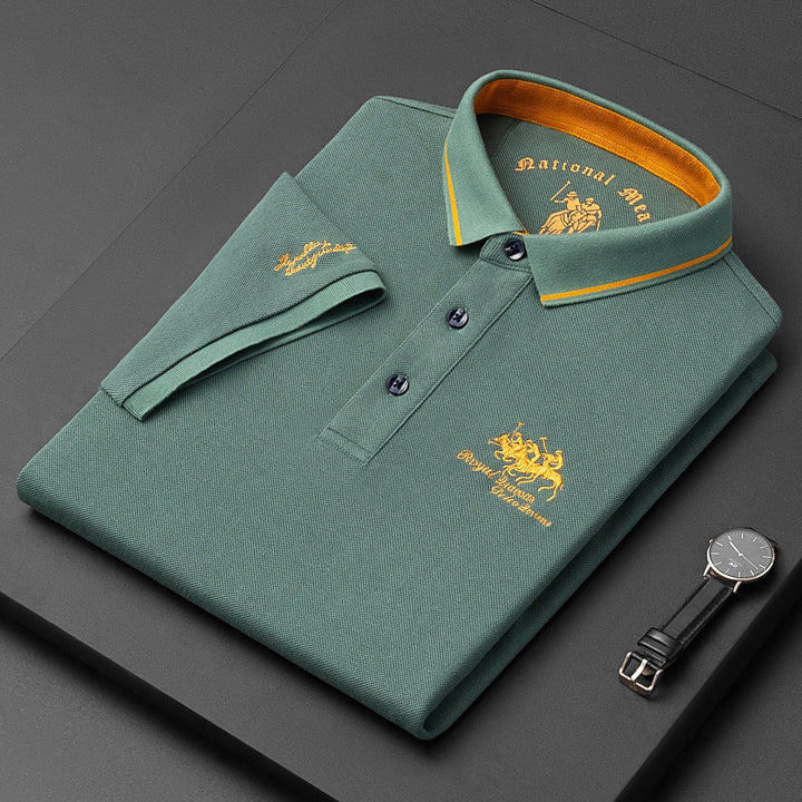 Italian luxury smart polo shirt for men | Gino -1