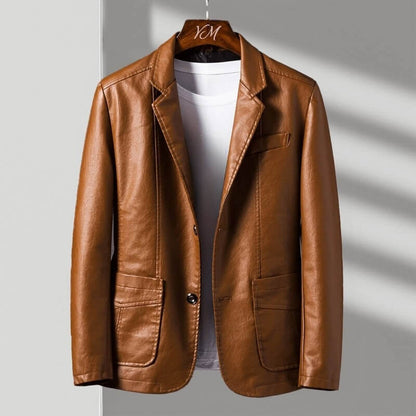 Tailored two-button classic casual jacket for men | Alessandro -1