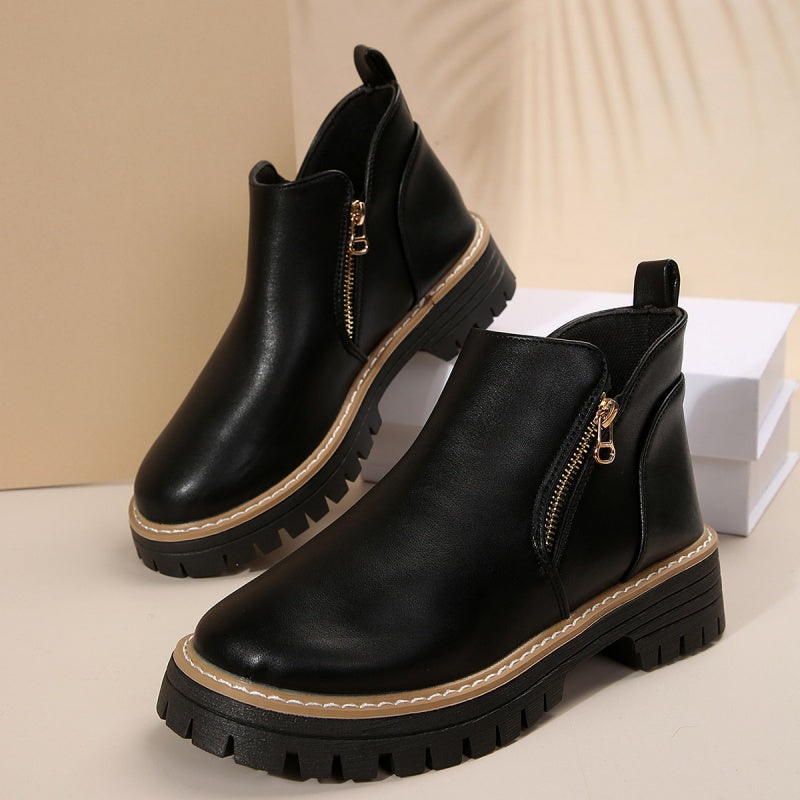 Classic elegant everyday ankle boots for women | Kate -6