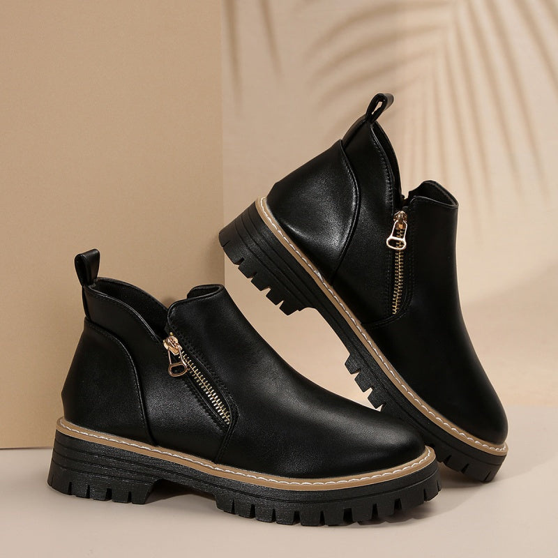 Classic elegant everyday ankle boots for women | Kate -7