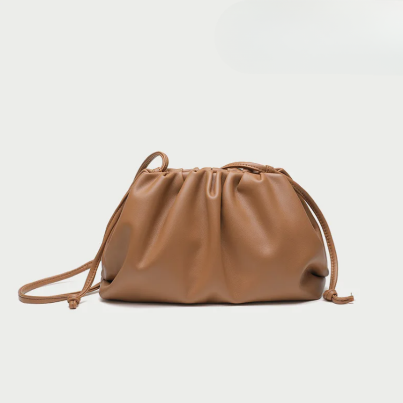 Verlaine | Women's Ruched Dumpling Clutch Bag