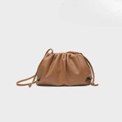 Verlaine | Women's Ruched Dumpling Clutch Bag
