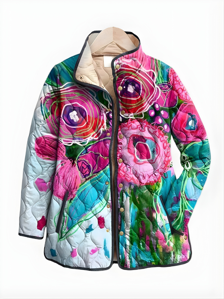 Marisole | Women's Floral Quilted Jacket