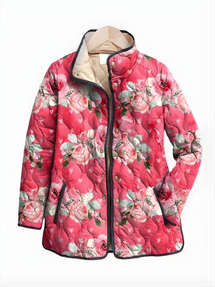 Marisole | Women's Floral Quilted Jacket
