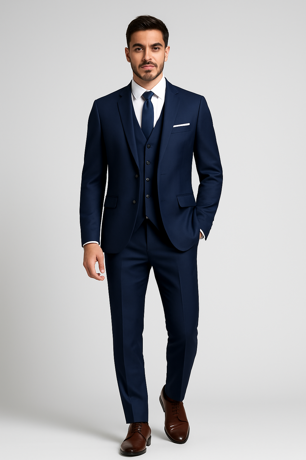 Three-piece formal tailored suit for men | Armand -2
