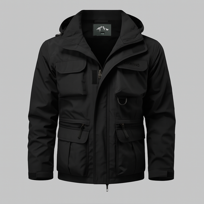 Military-style hooded winter coat for men | Vanguard Field -3