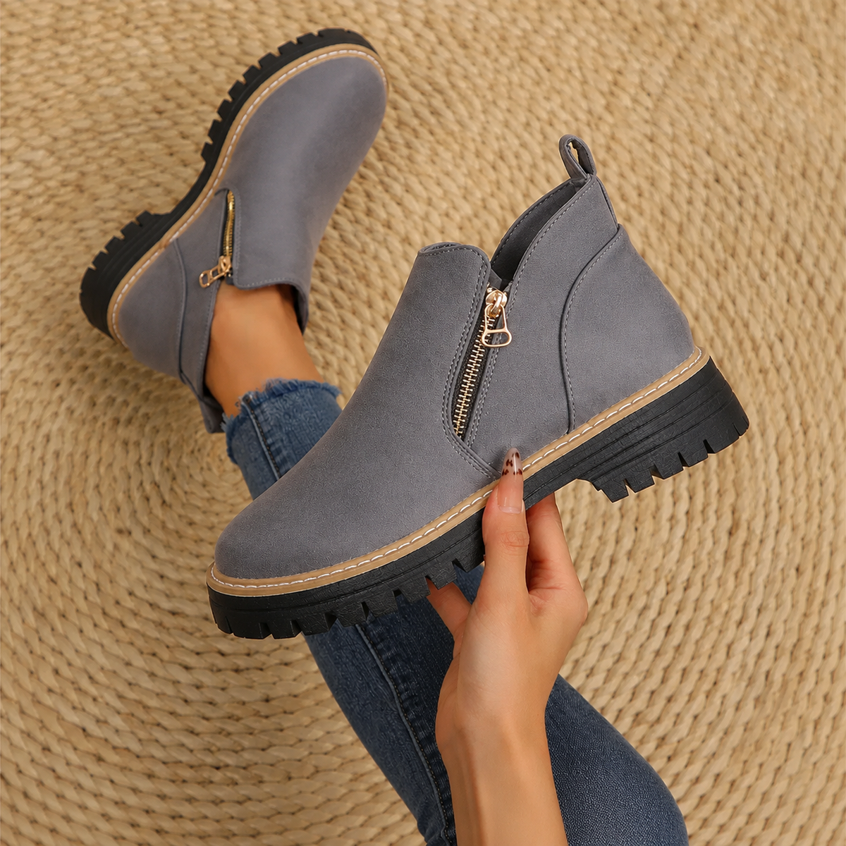 Beatrice | Women's Cushioned Wedge Ankle Boot