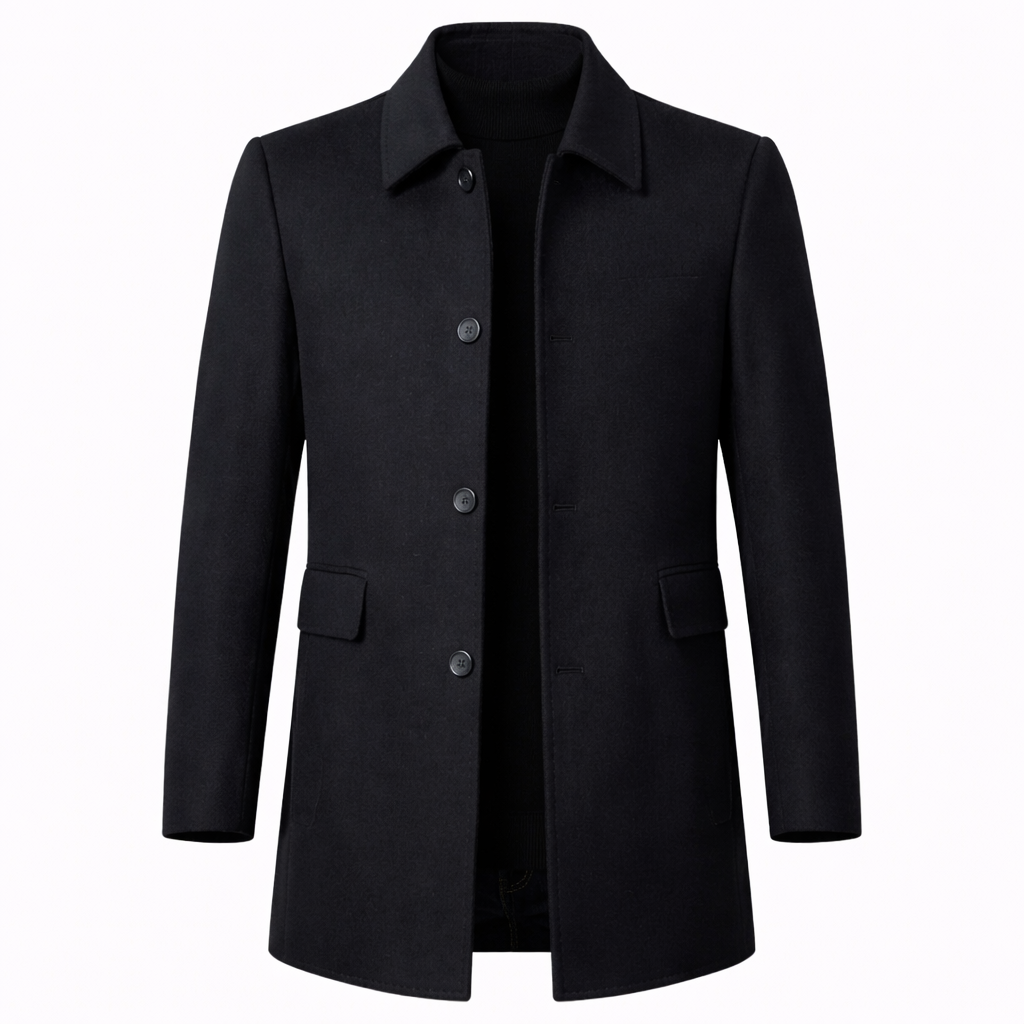 Dorian | Men's Wool Blend Tailored Overcoat
