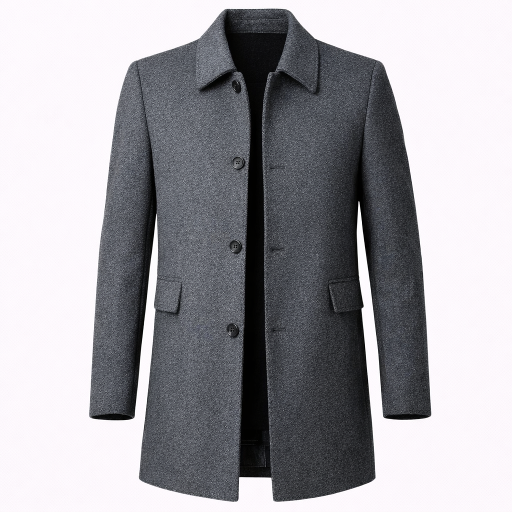 Dorian | Men's Wool Blend Tailored Overcoat