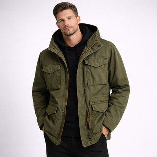 Classic military field jacket multi-pocket for men | Heritage Field -1