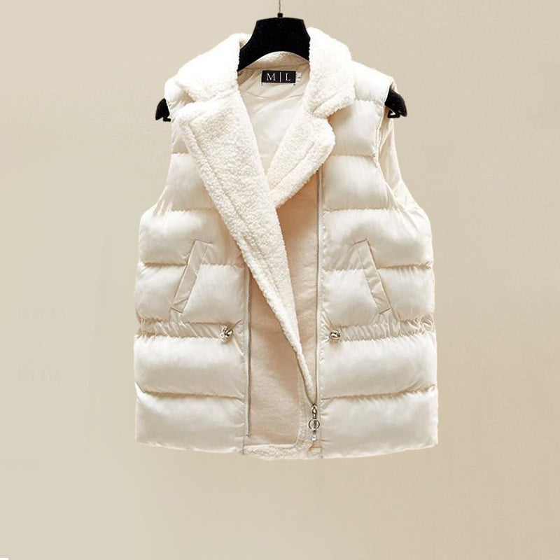 Three-piece knit jumper trousers and vest set for women | Montclair Chloe -3