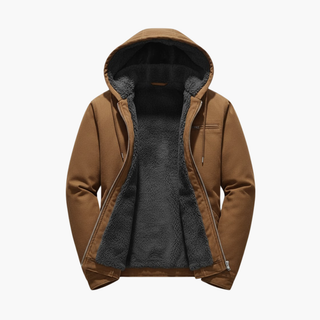 Outdoor hooded zip-pocket casual jacket for men | Norvik -1