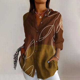 Classic vintage everyday casual blouse for women | Ellaine -5