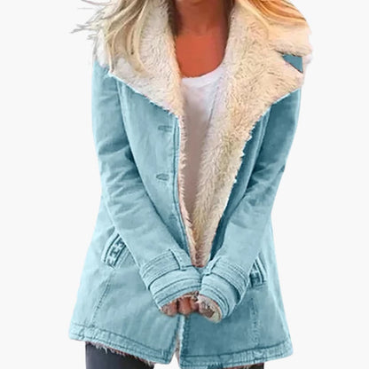 High-collar full-zip everyday winter jacket for women | Norvella -8